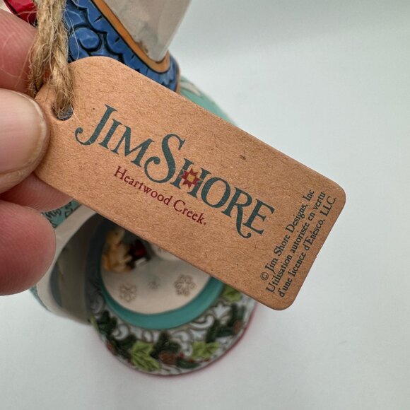 Rare Jim Shore, Heartwood Creek "Alive With Joy" Light Up Snowman Works - Picture 5 of 12
